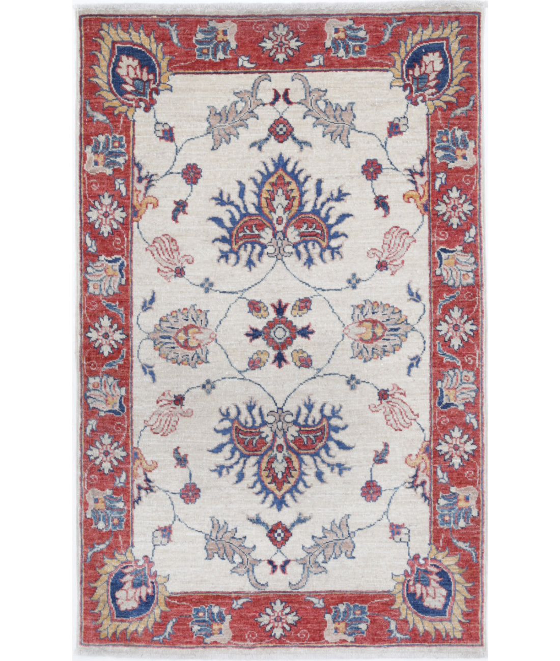 Hand Knotted Ziegler Farhan Wool Rug - 2'7'' x 4'3''