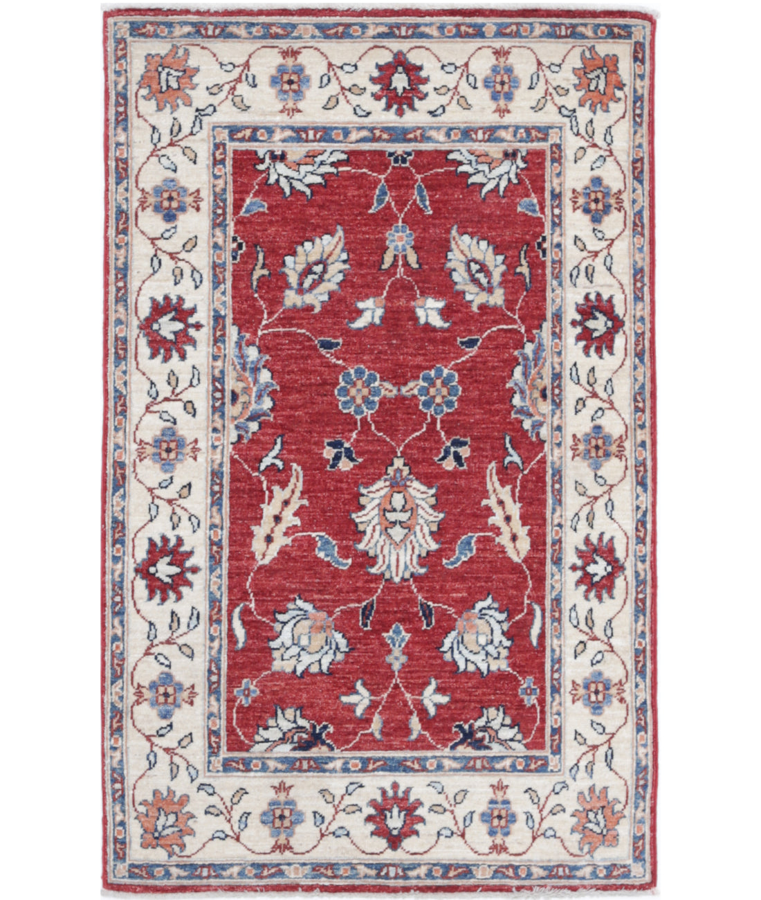 Hand Knotted Ziegler Farhan Wool Rug - 2'7'' x 4'2''