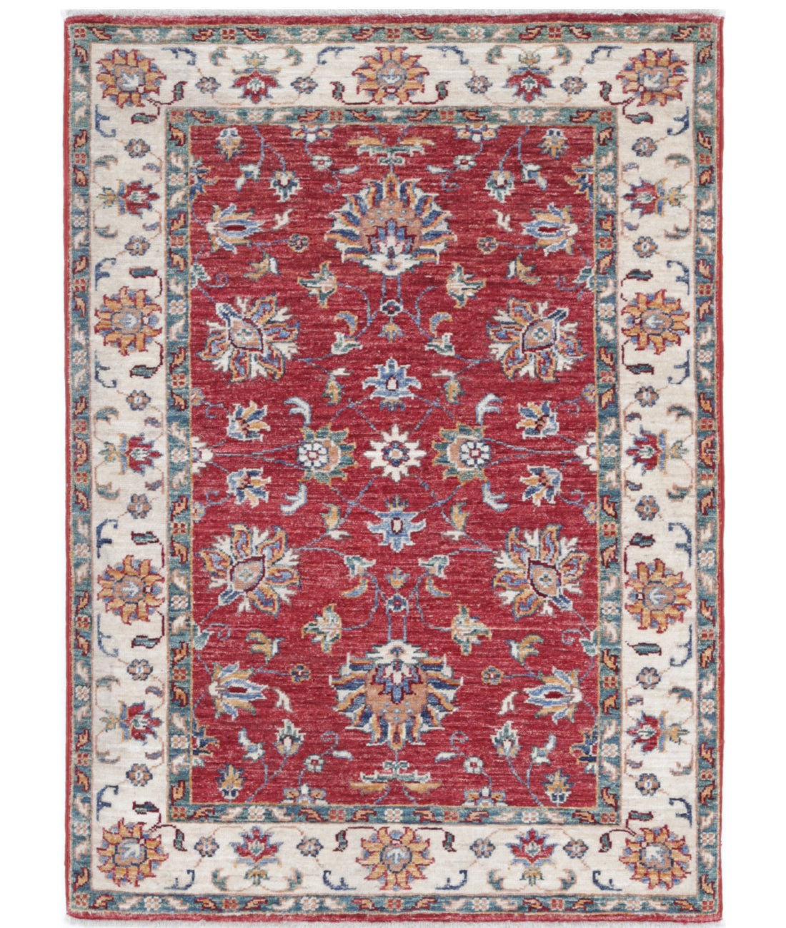 Hand Knotted Ziegler Farhan Wool Rug - 2'8'' x 3'9''