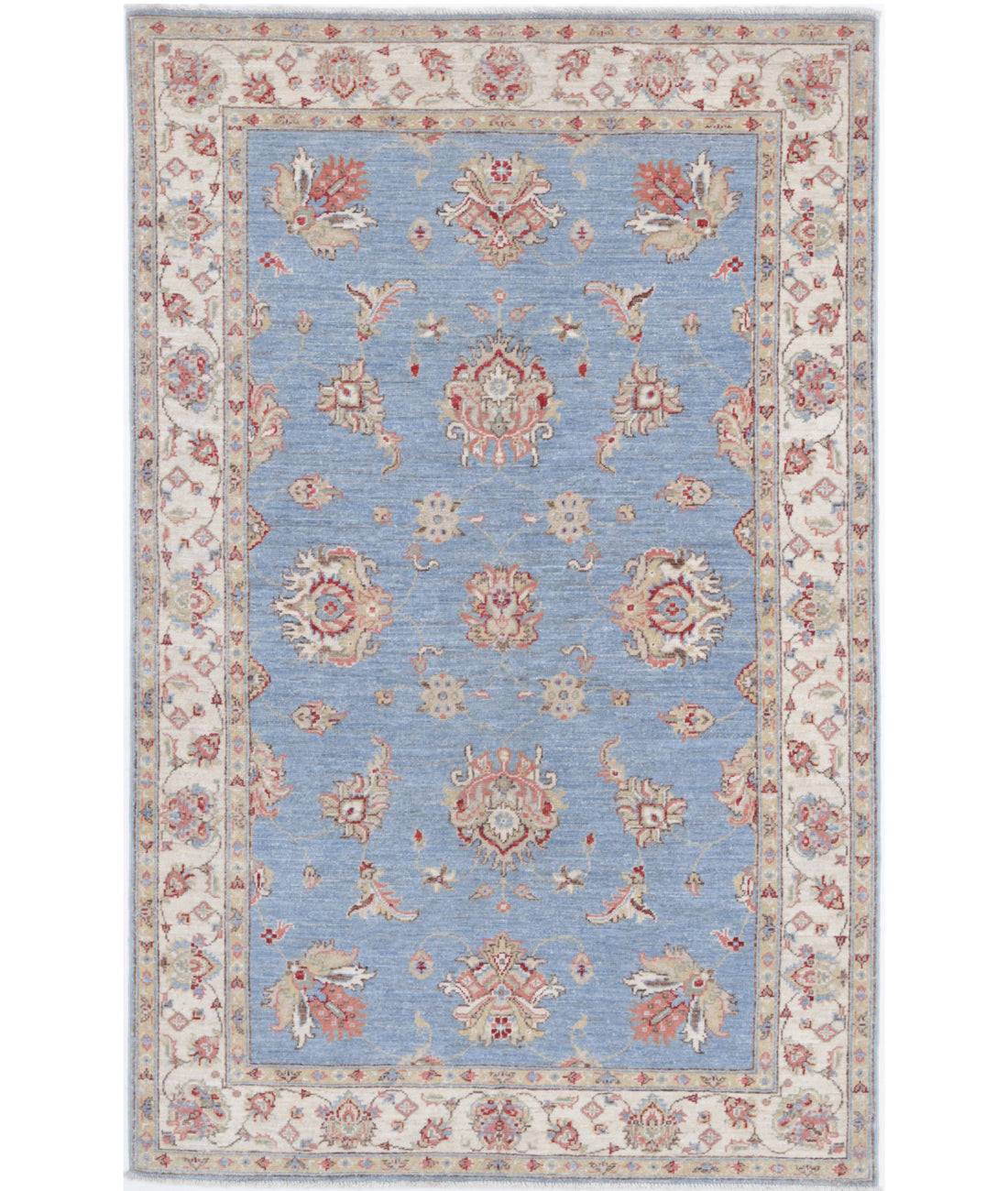 Hand Knotted Ziegler Farhan Wool Rug - 3'9'' x 5'11''
