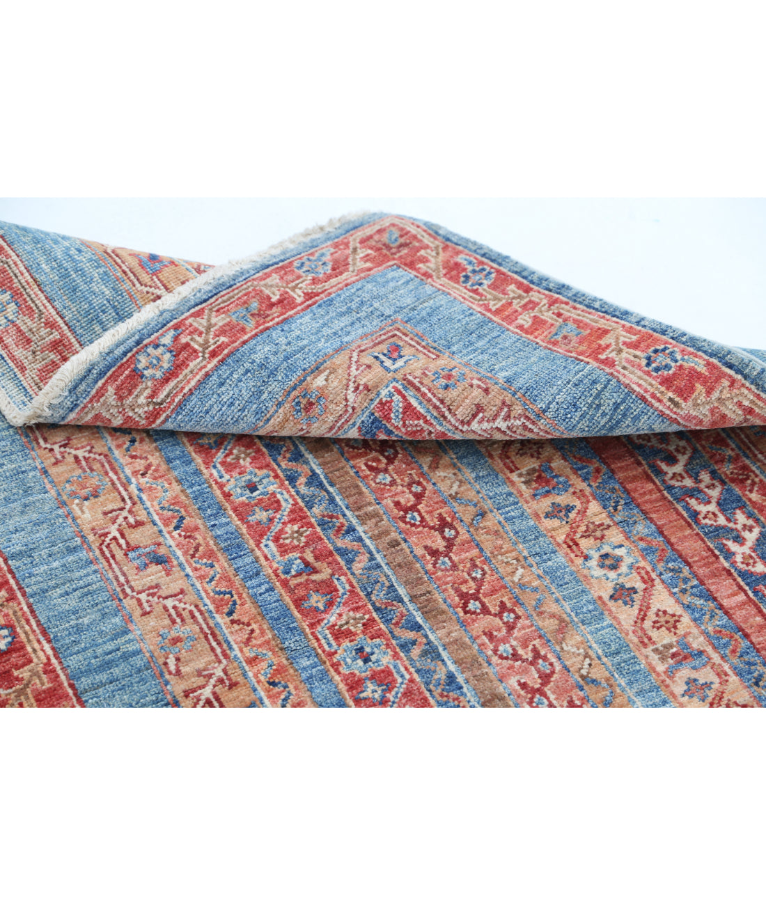 Hand Knotted Shaal Wool Rug - 2'9'' x 3'11'' 2'9'' x 3'11'' (83 X 118) / Multi / Multi