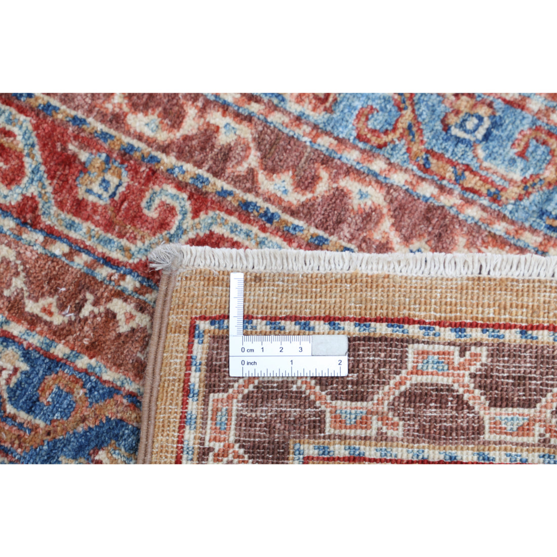 Hand Knotted Shaal Wool Rug - 3'3'' x 4'9''