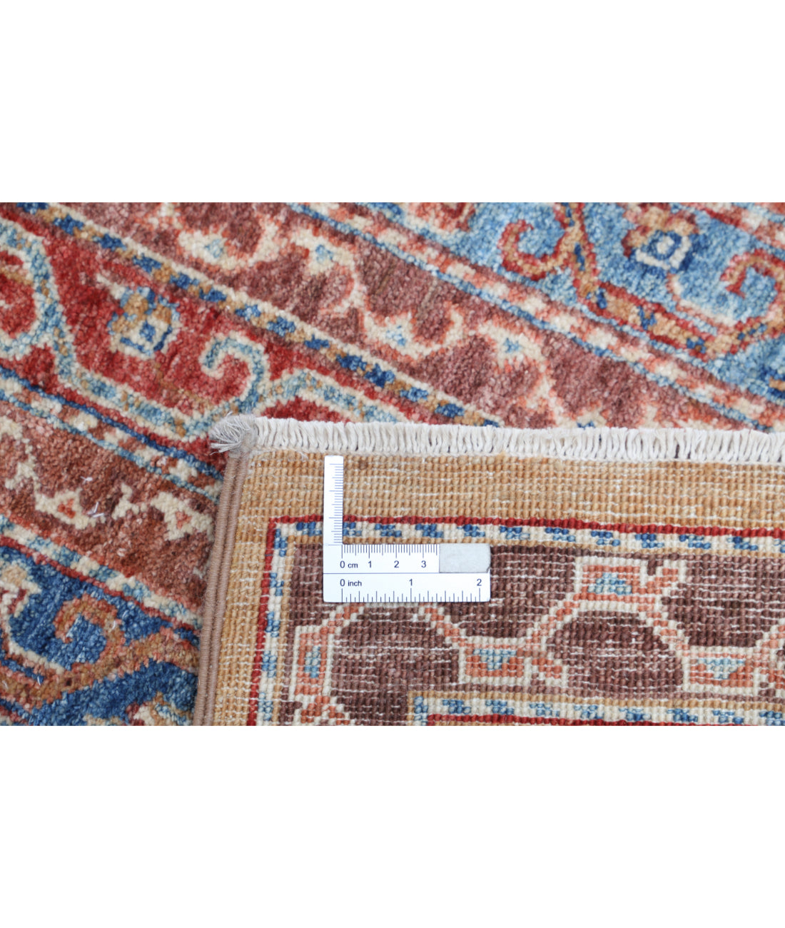 Hand Knotted Shaal Wool Rug - 3'3'' x 4'9'' 3'3'' x 4'9'' (98 X 143) / Gold / Multi