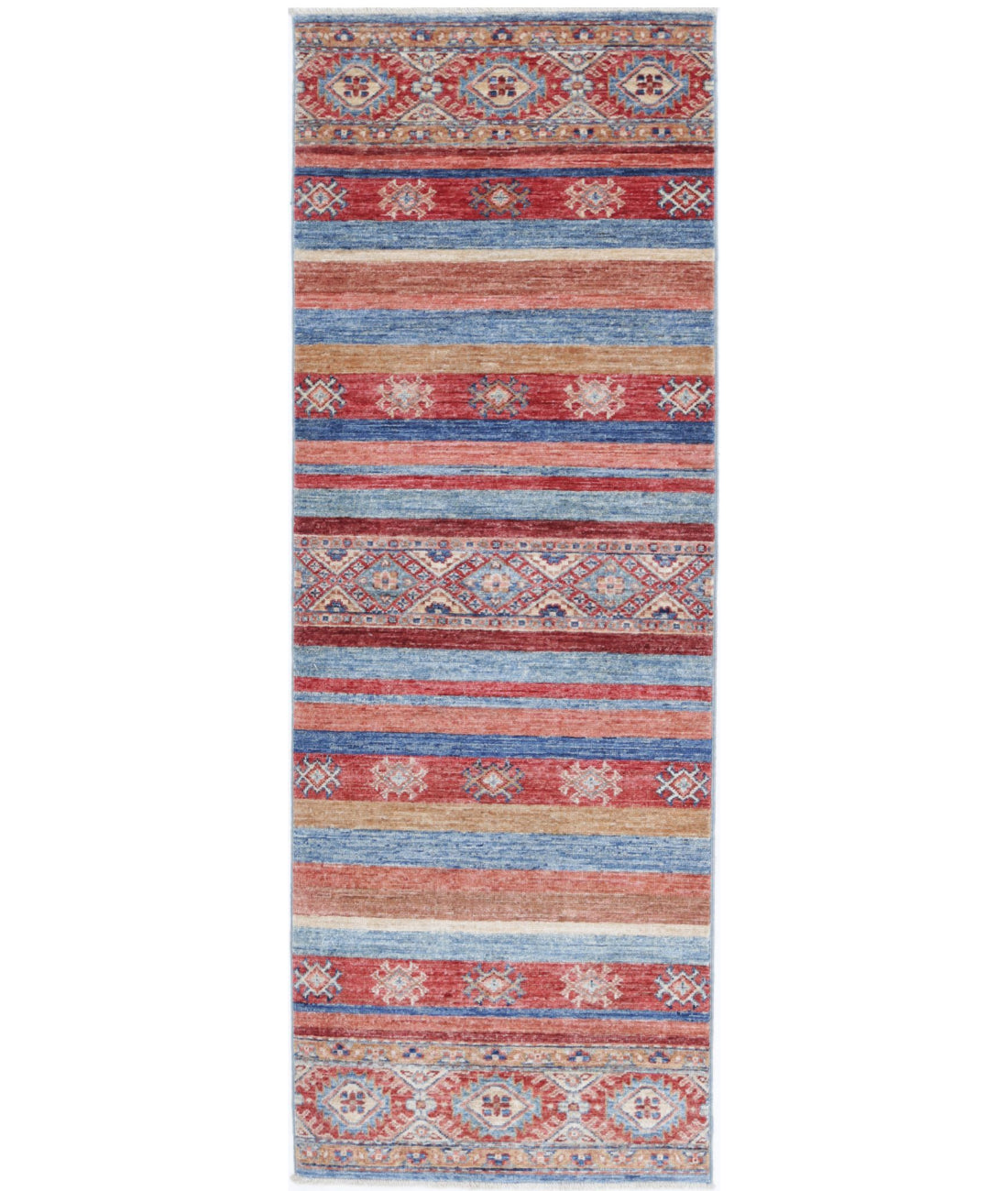 Hand Knotted Khurjeen Wool Rug - 1&#39;11&#39;&#39; x 5&#39;10&#39;&#39; 1&#39;11&#39;&#39; x 5&#39;10&#39;&#39; (58 X 175) / Multi / Multi