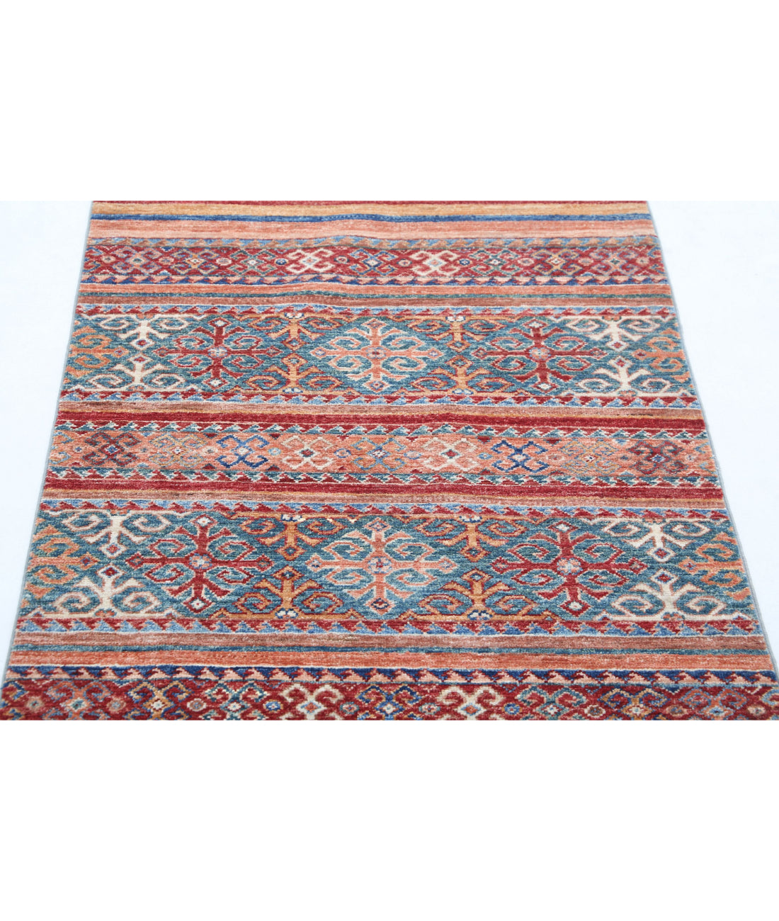 Hand Knotted Khurjeen Wool Rug - 2'8'' x 3'9'' 2'8'' x 3'9'' (80 X 113) / Multi / Multi