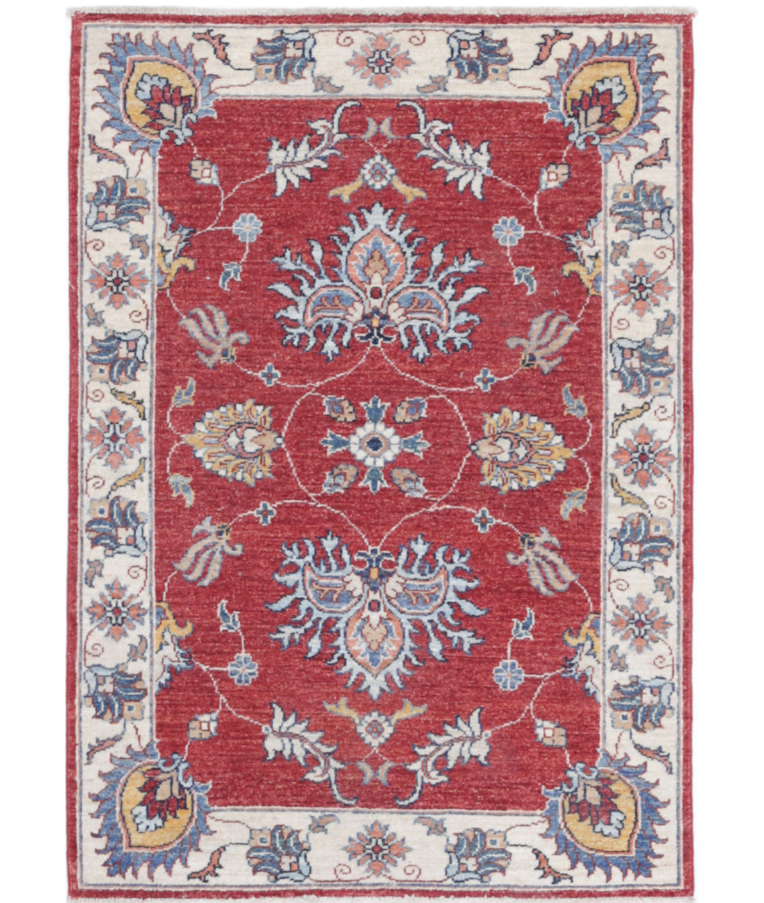 Hand Knotted Ziegler Farhan Wool Rug - 2&#39;9&#39;&#39; x 4&#39;0&#39;&#39;