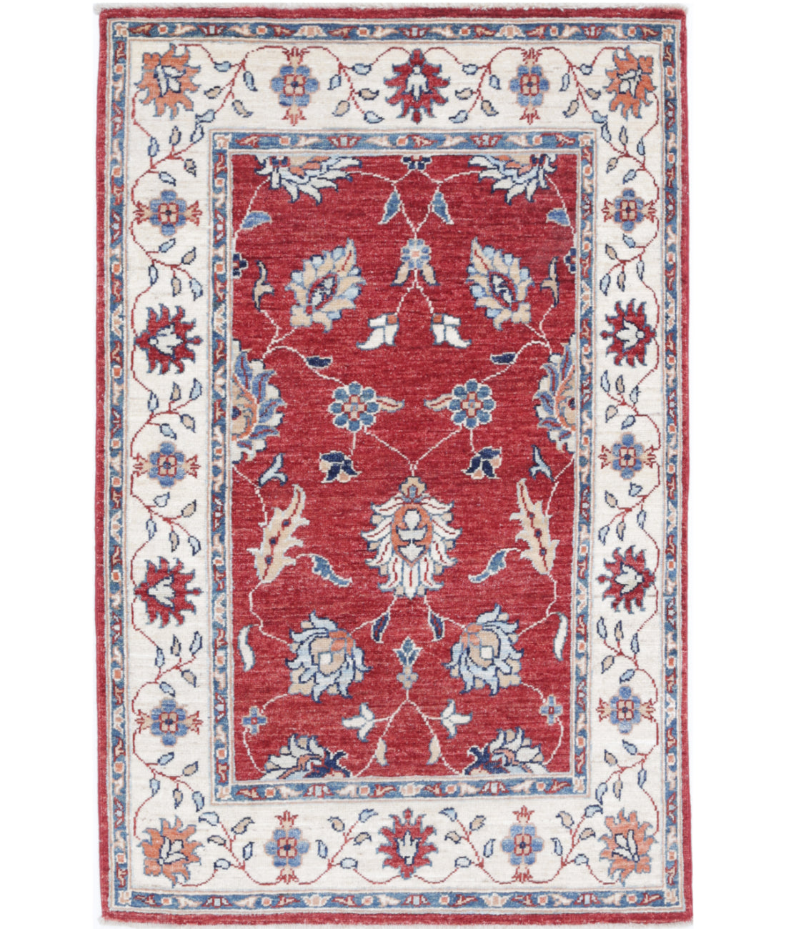 Hand Knotted Ziegler Farhan Wool Rug - 2'8'' x 4'3''