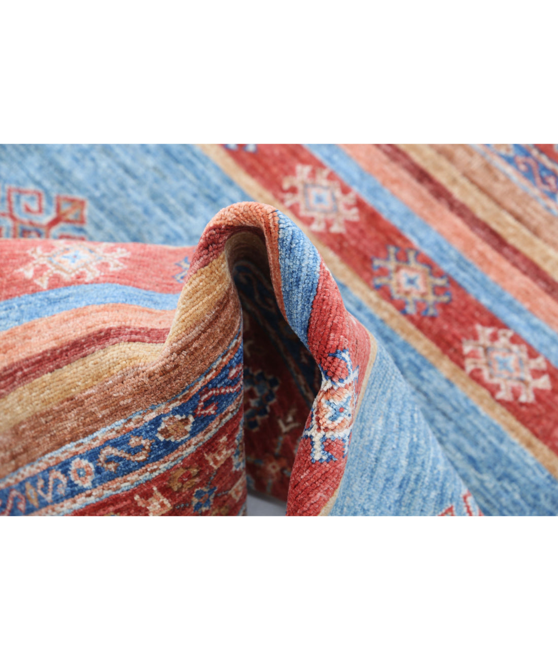 Hand Knotted Khurjeen Wool Rug - 2'7'' x 3'9'' 2'7'' x 3'9'' (78 X 113) / Multi / Multi