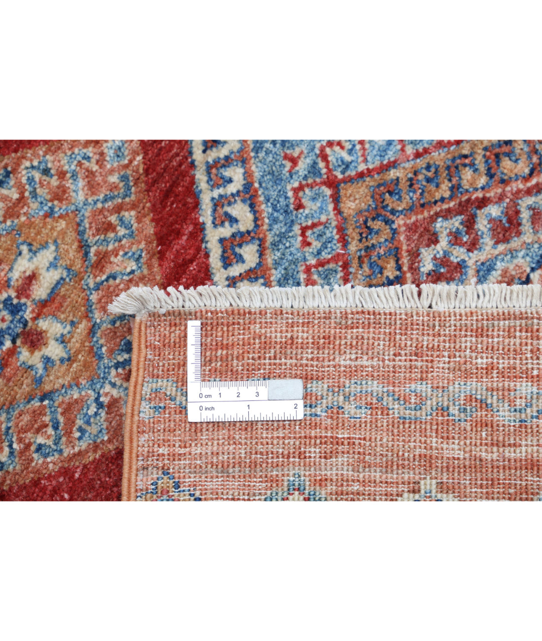 Hand Knotted Khurjeen Wool Rug - 3'3'' x 4'9''