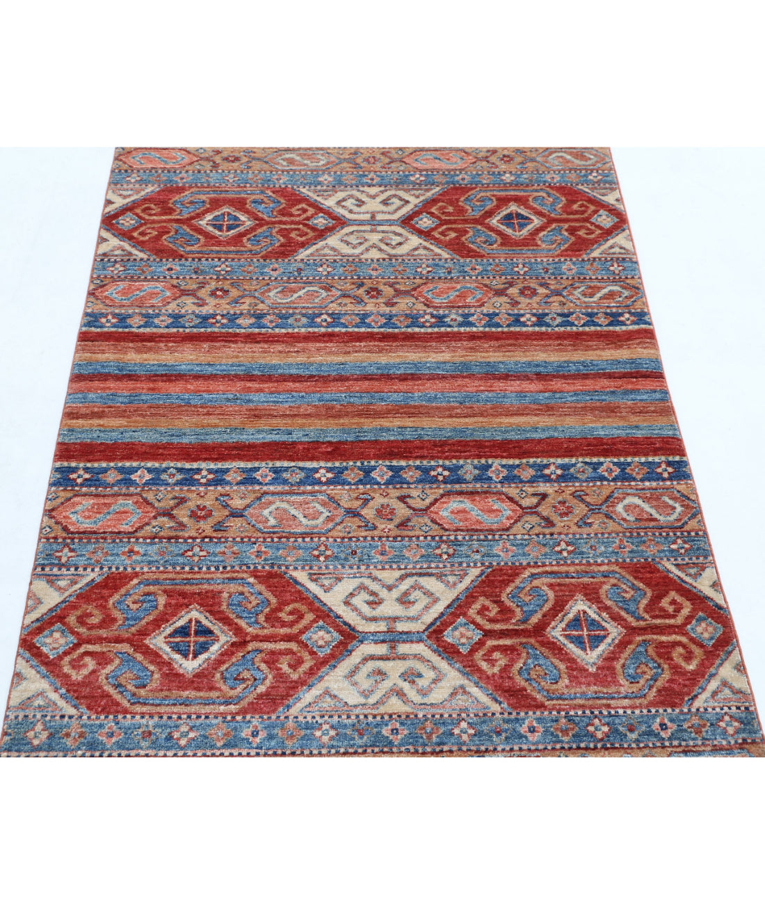 Hand Knotted Khurjeen Wool Rug - 3'2'' x 4'9'' 3'2'' x 4'9'' (95 X 143) / Multi / Multi