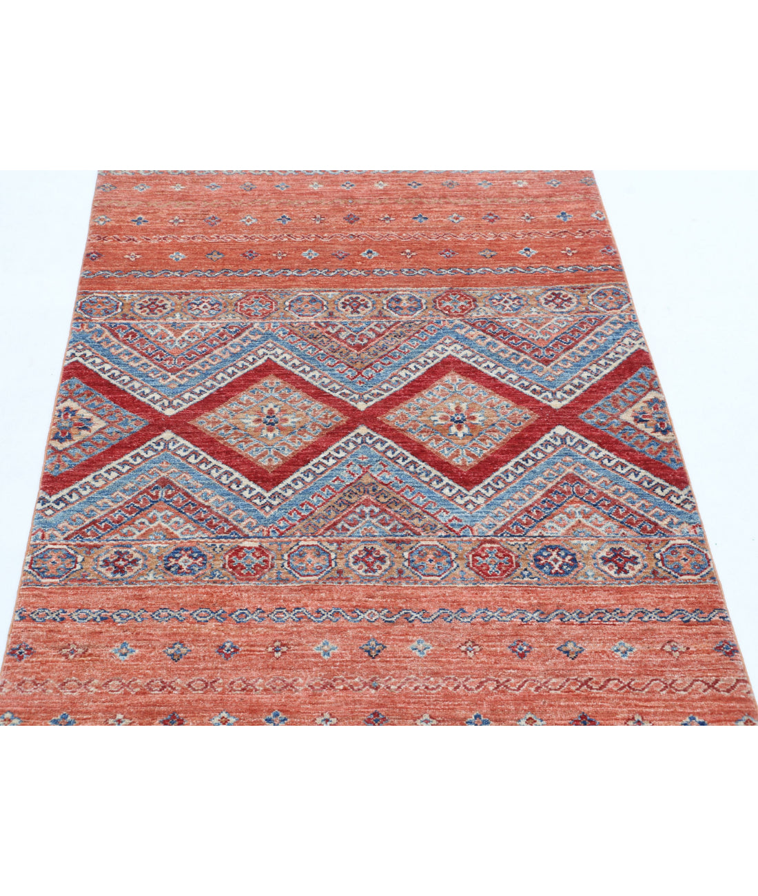 Hand Knotted Khurjeen Wool Rug - 3'4'' x 4'9'' 3'4'' x 4'9'' (100 X 143) / Multi / Multi
