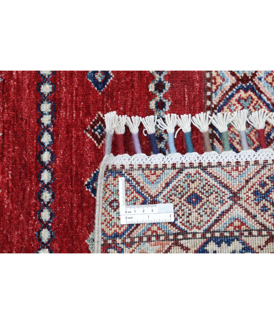 Hand Knotted Khurjeen Wool Rug - 5'6'' x 7'2'' 5'6'' x 7'2'' (165 X 215) / Multi / Multi