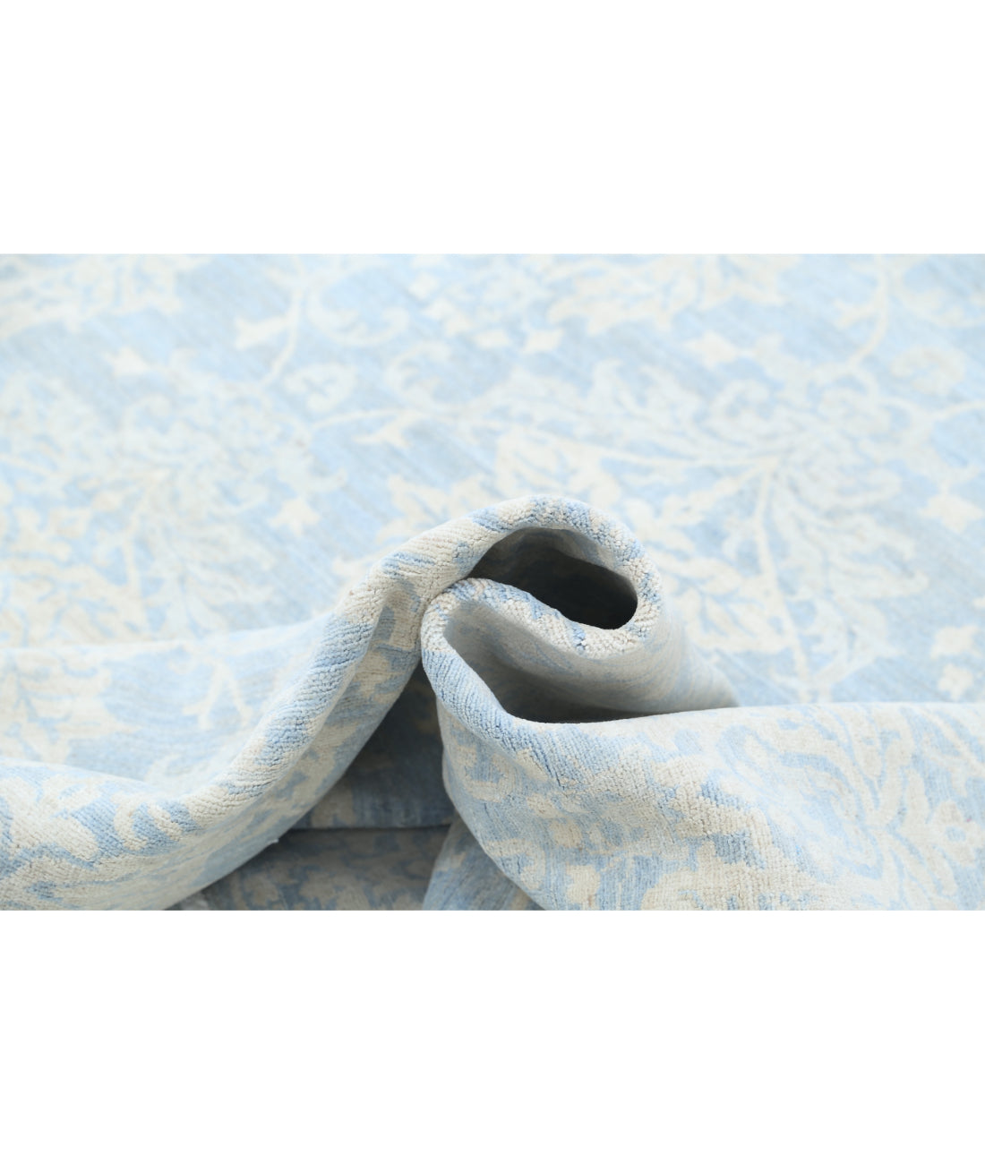 Hand Knotted Art & Craft Wool Rug - 7'9'' x 10'0'' 7'9'' x 10'0'' (233 X 300) / Grey / Taupe