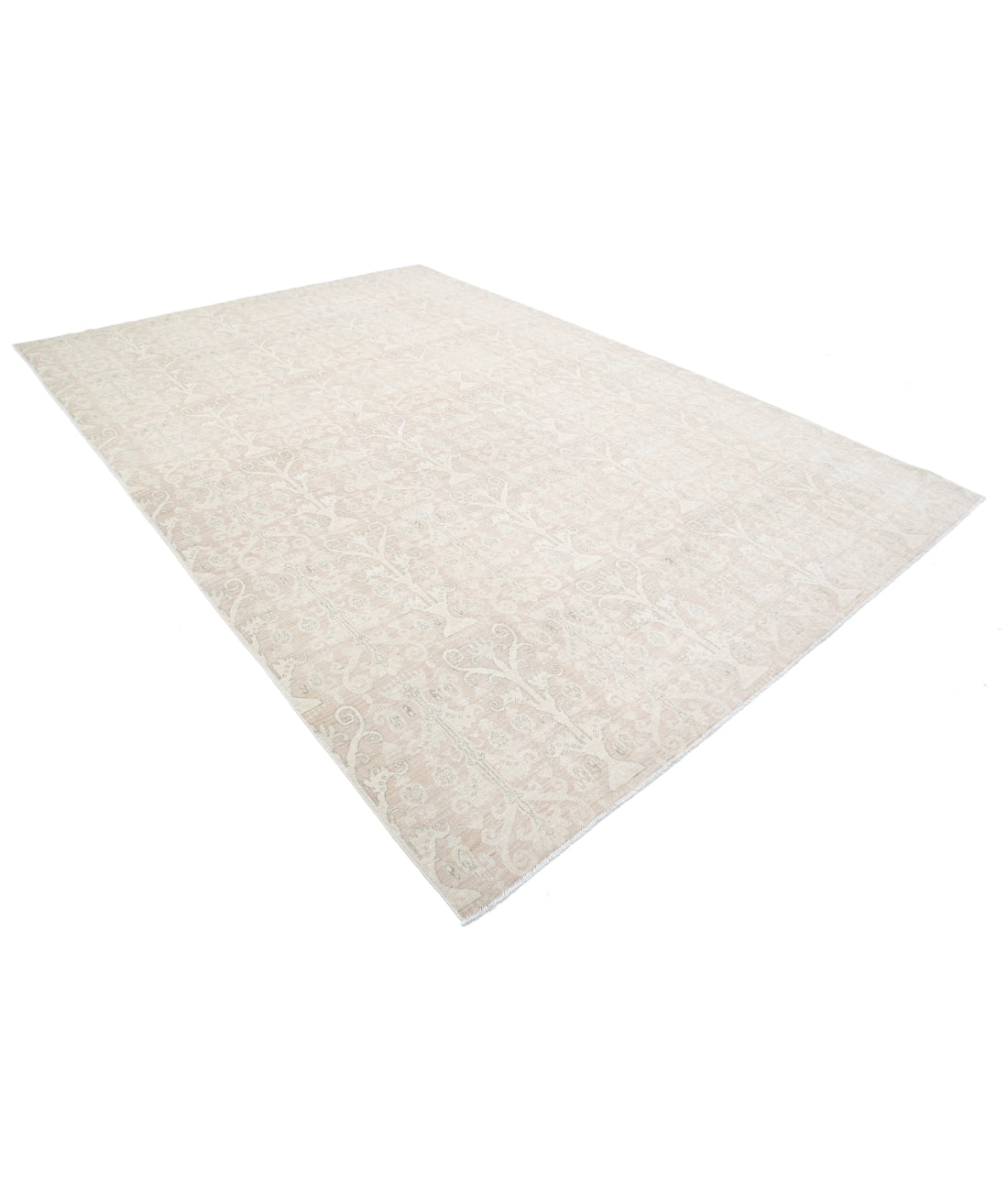 Hand Knotted Serenity Artemix Wool Rug - 8'7'' x 12'2'' 8'7'' x 12'2'' (258 X 365) / Taupe / Ivory