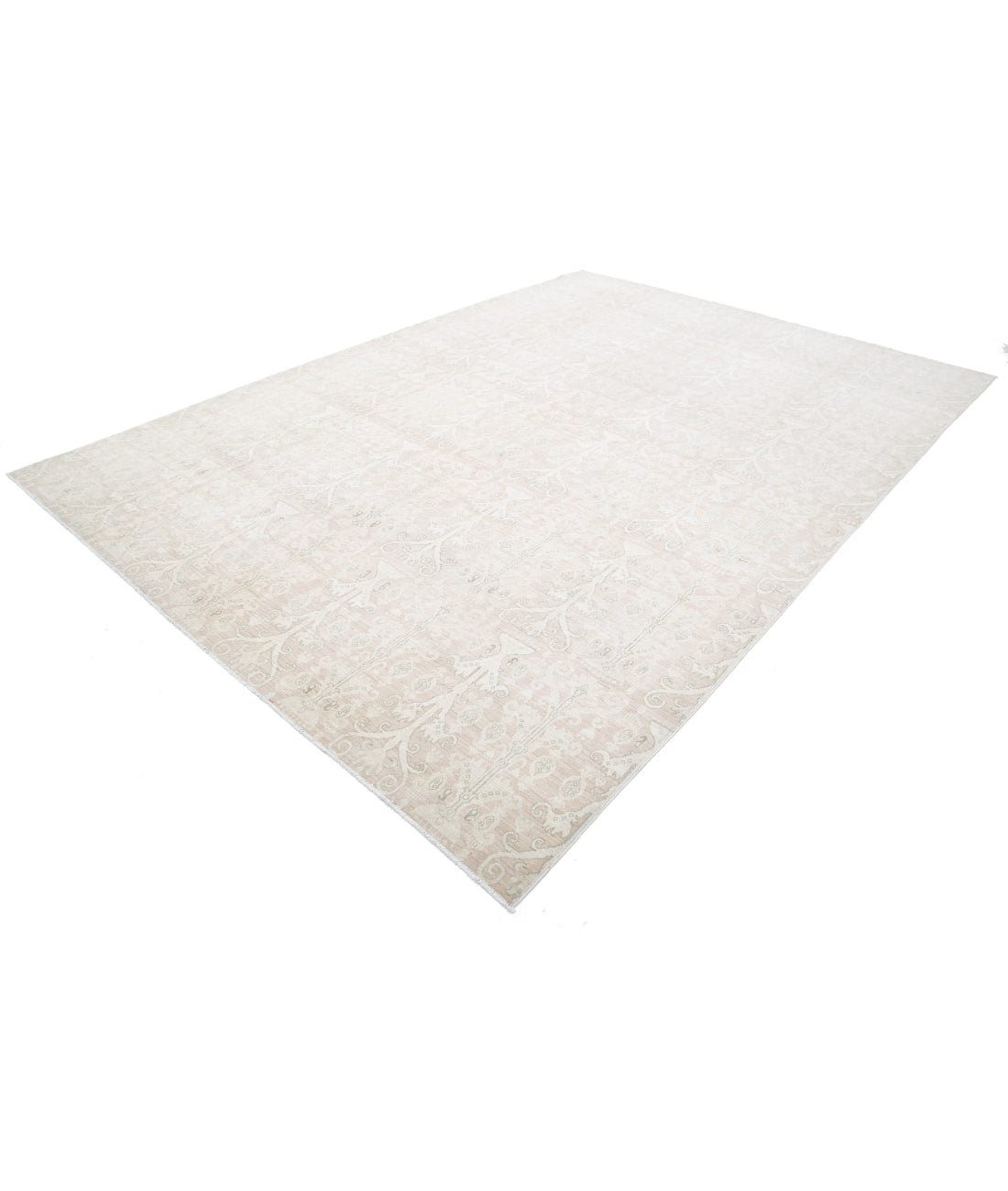 Hand Knotted Serenity Artemix Wool Rug - 8'7'' x 12'2'' 8'7'' x 12'2'' (258 X 365) / Taupe / Ivory
