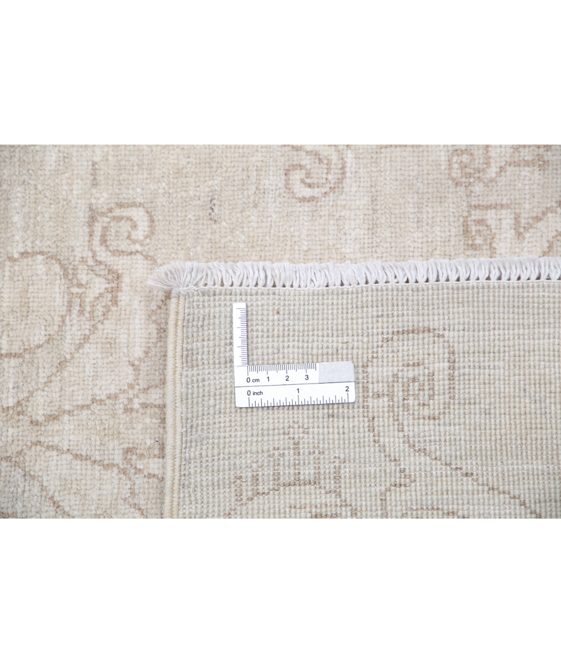 Hand Knotted Serenity Artemix Wool Rug - 11'0'' x 14'9'' 11'0'' x 14'9'' (330 X 443) / Ivory / Taupe