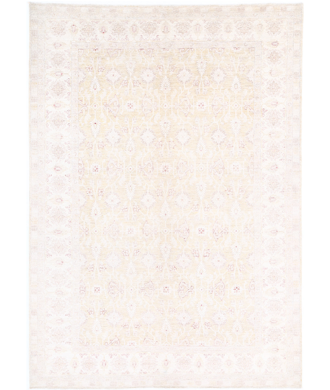 Hand Knotted Fine Serenity Wool Rug - 6&#39;3&#39;&#39; x 8&#39;9&#39;&#39;