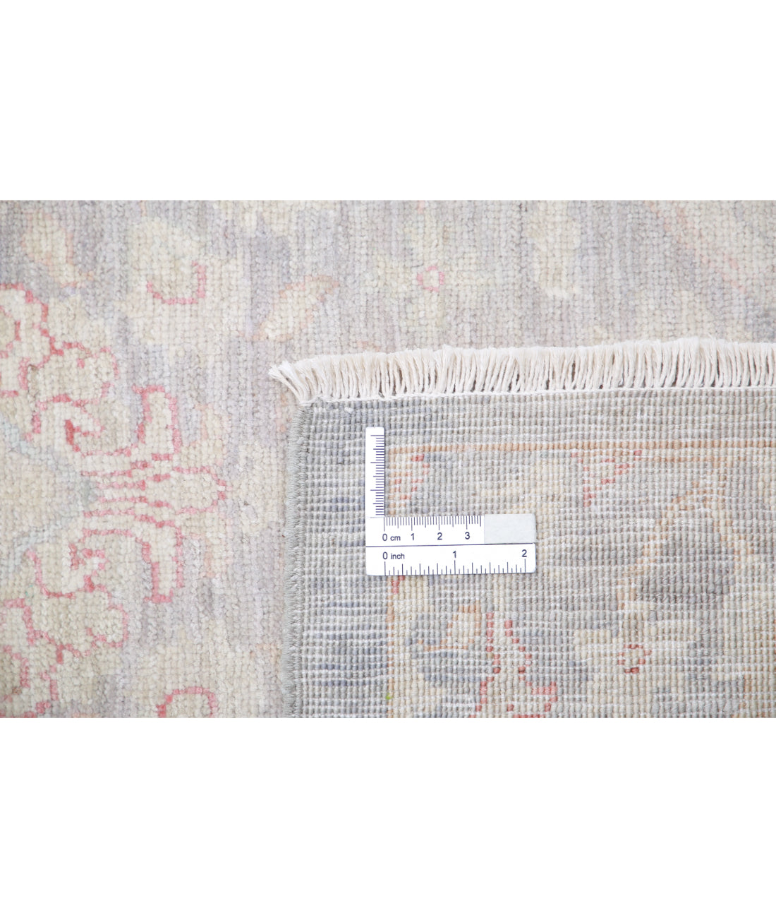 Hand Knotted Serenity Artemix Wool Rug - 8'0'' x 10'0'' 8'0'' x 10'0'' (240 X 300) / Grey / Red