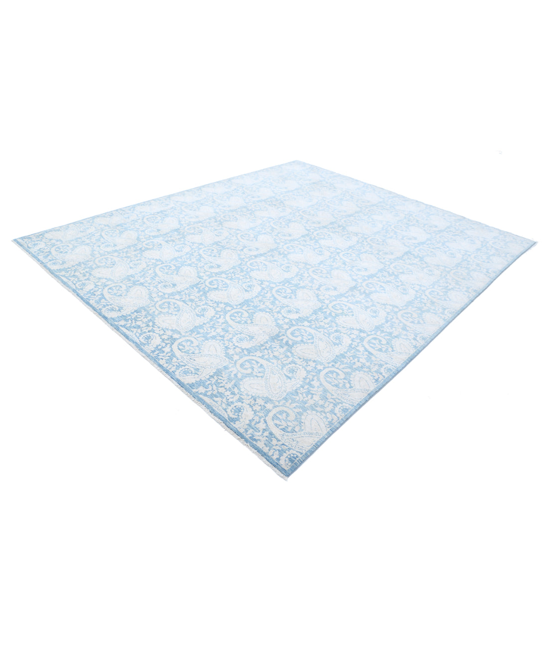 Hand Knotted Serenity Artemix Wool Rug - 8'3'' x 9'9'' 8'3'' x 9'9'' (248 X 293) / Grey / Ivory