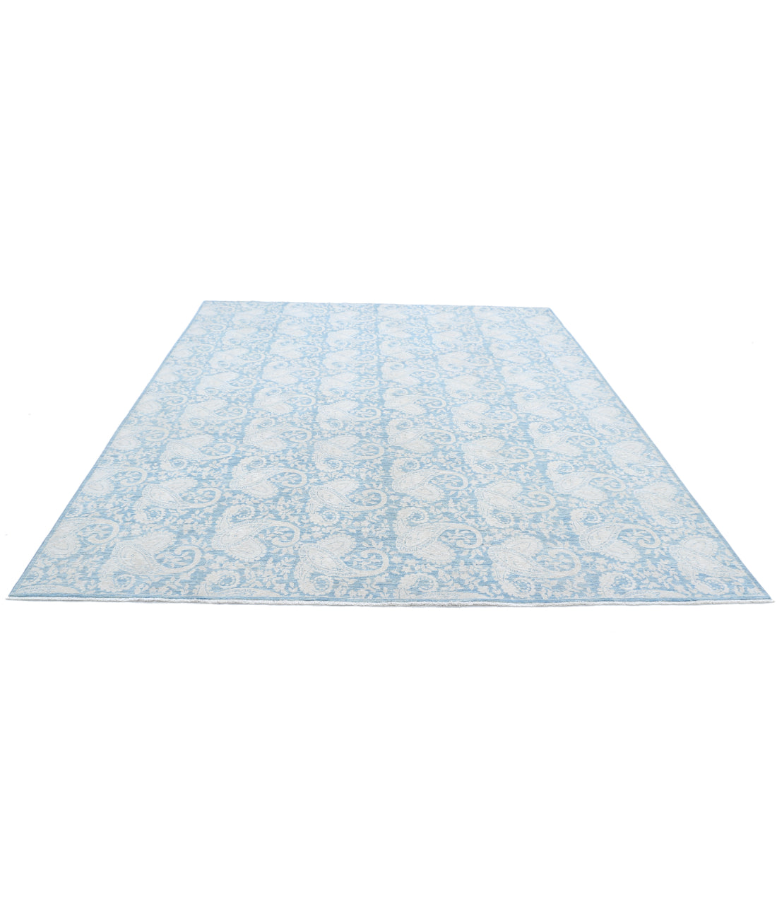 Hand Knotted Serenity Artemix Wool Rug - 8'3'' x 9'9'' 8'3'' x 9'9'' (248 X 293) / Grey / Ivory
