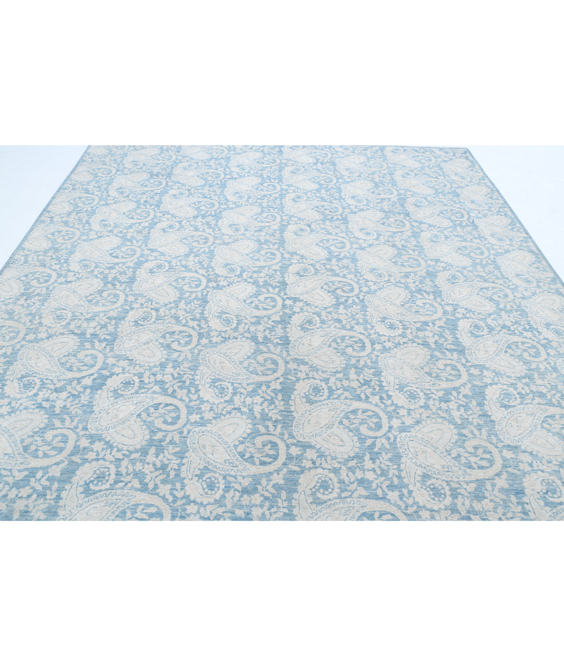 Hand Knotted Serenity Artemix Wool Rug - 8'3'' x 9'9'' 8'3'' x 9'9'' (248 X 293) / Grey / Ivory
