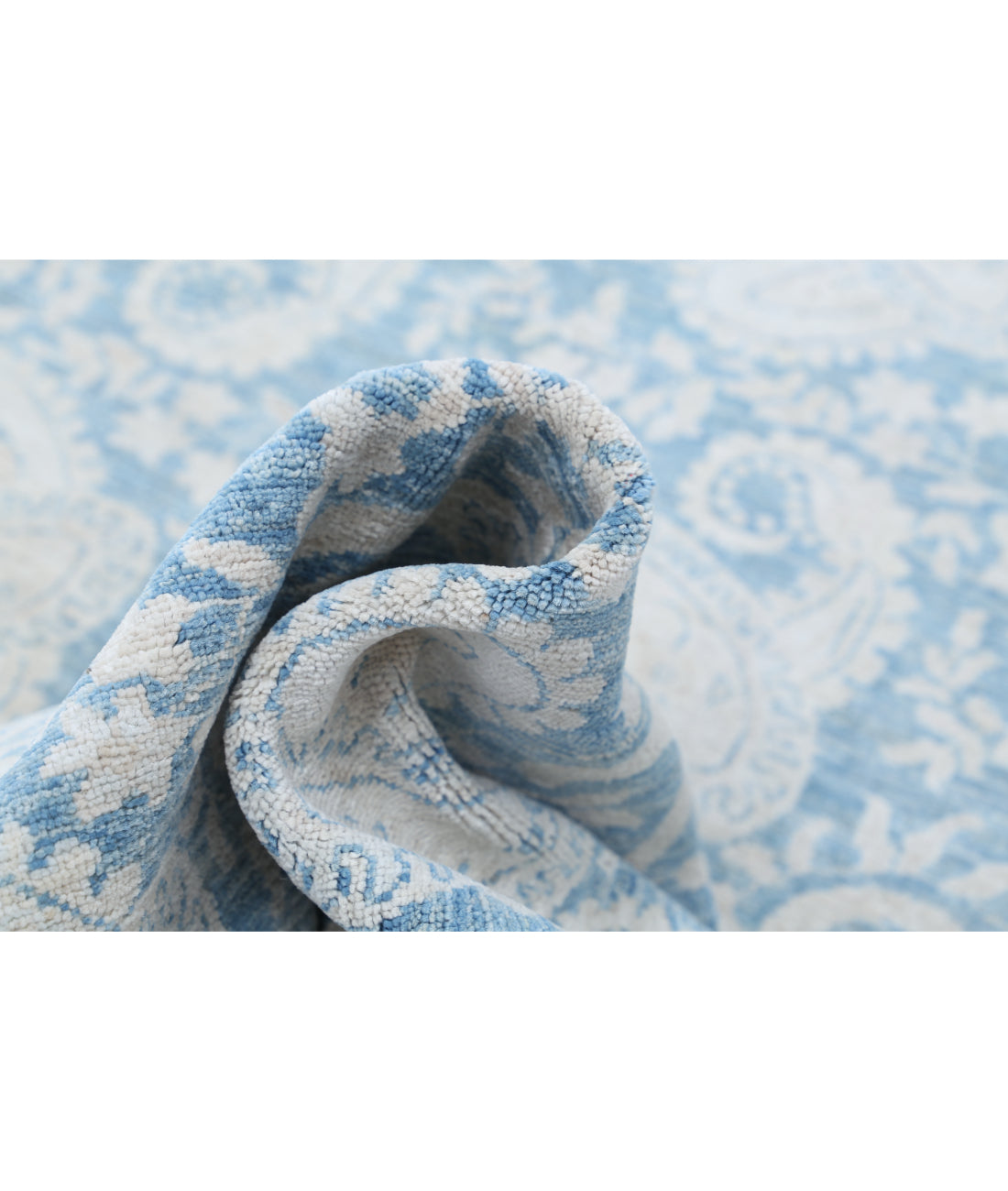 Hand Knotted Serenity Artemix Wool Rug - 8'3'' x 9'9'' 8'3'' x 9'9'' (248 X 293) / Grey / Ivory