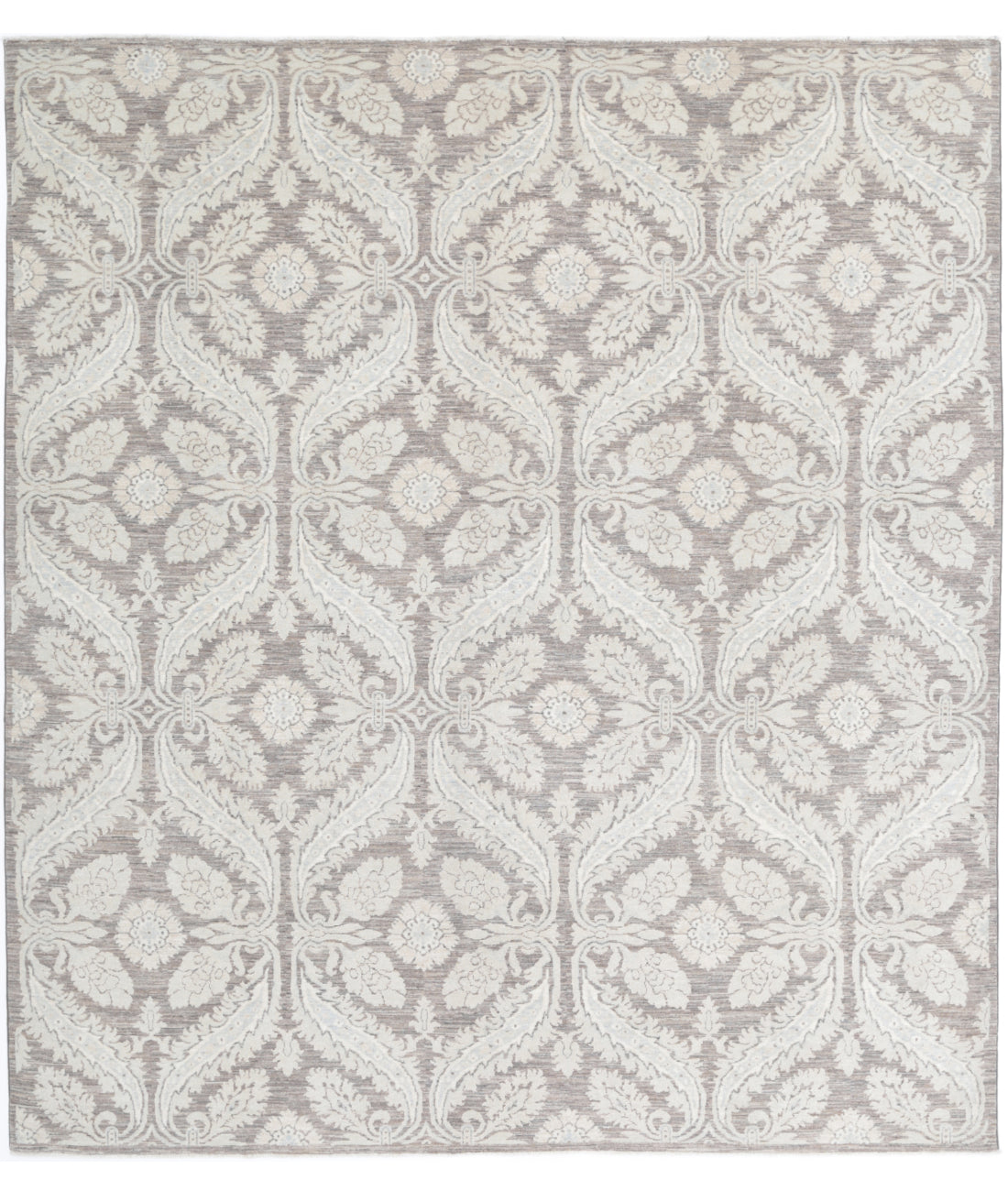 Hand Knotted Art & Craft Wool Rug - 8'0'' x 8'11''