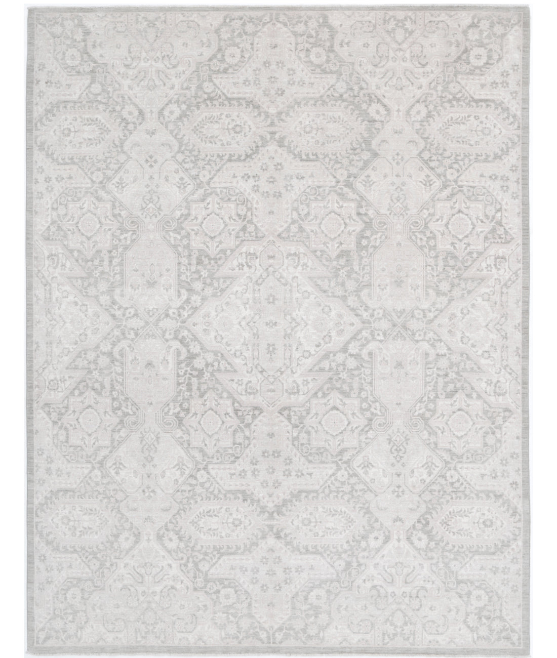 Hand Knotted Serenity Artemix Wool Rug - 7&#39;8&#39;&#39; x 9&#39;11&#39;&#39; 7&#39;8&#39;&#39; x 9&#39;11&#39;&#39; (230 X 298) / Taupe / Ivory