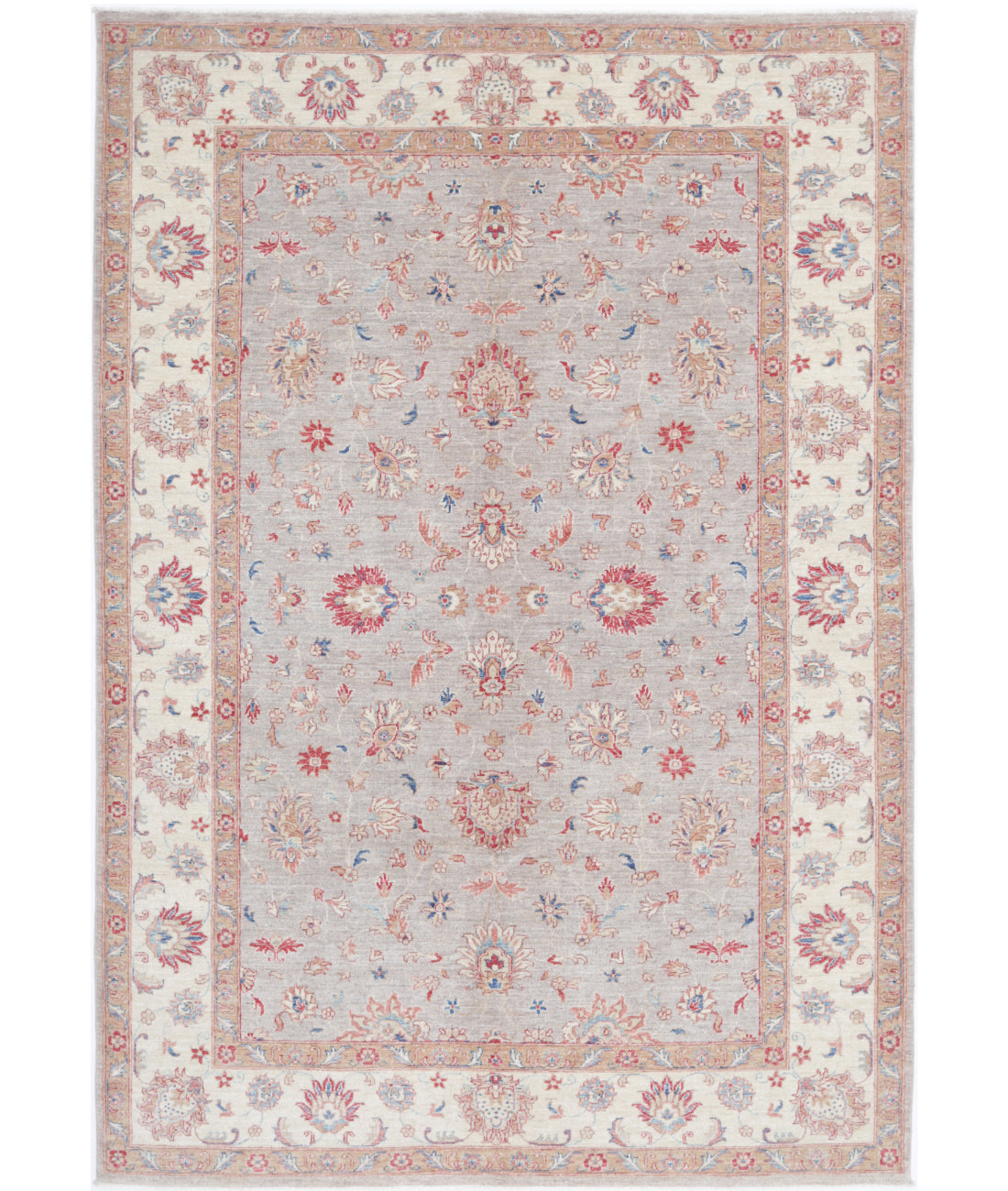 Hand Knotted Ziegler Farhan Wool Rug - 6'6'' x 9'5''