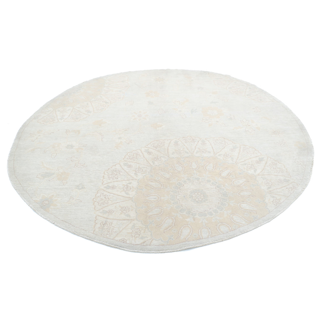 Hand Knotted Artemix Wool Rug - 7'8'' x 7'9''
