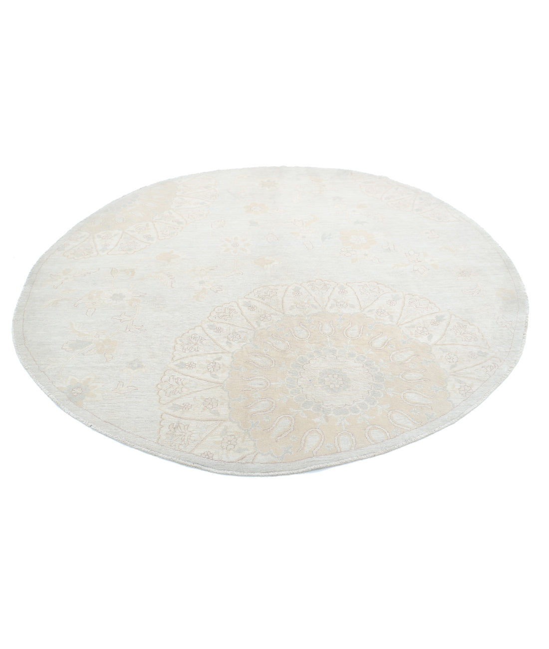 Hand Knotted Artemix Wool Rug - 7'8'' x 7'9''