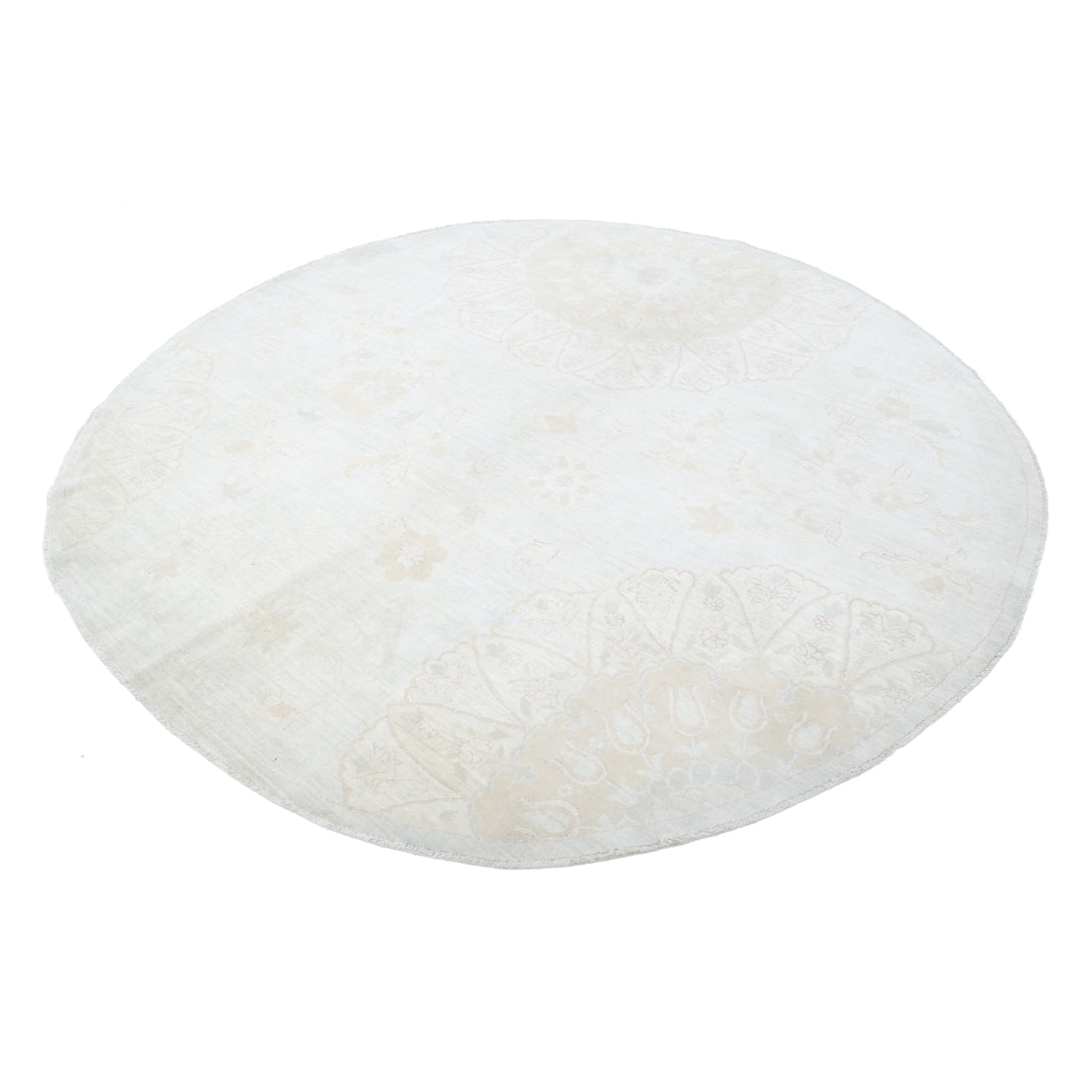 Hand Knotted Artemix Wool Rug - 7'8'' x 7'9''