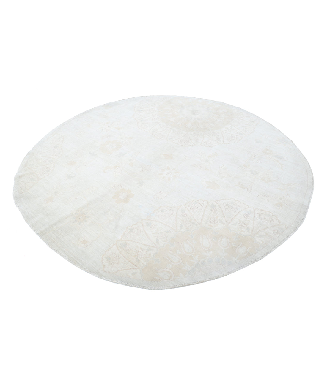 Hand Knotted Artemix Wool Rug - 7'8'' x 7'9''