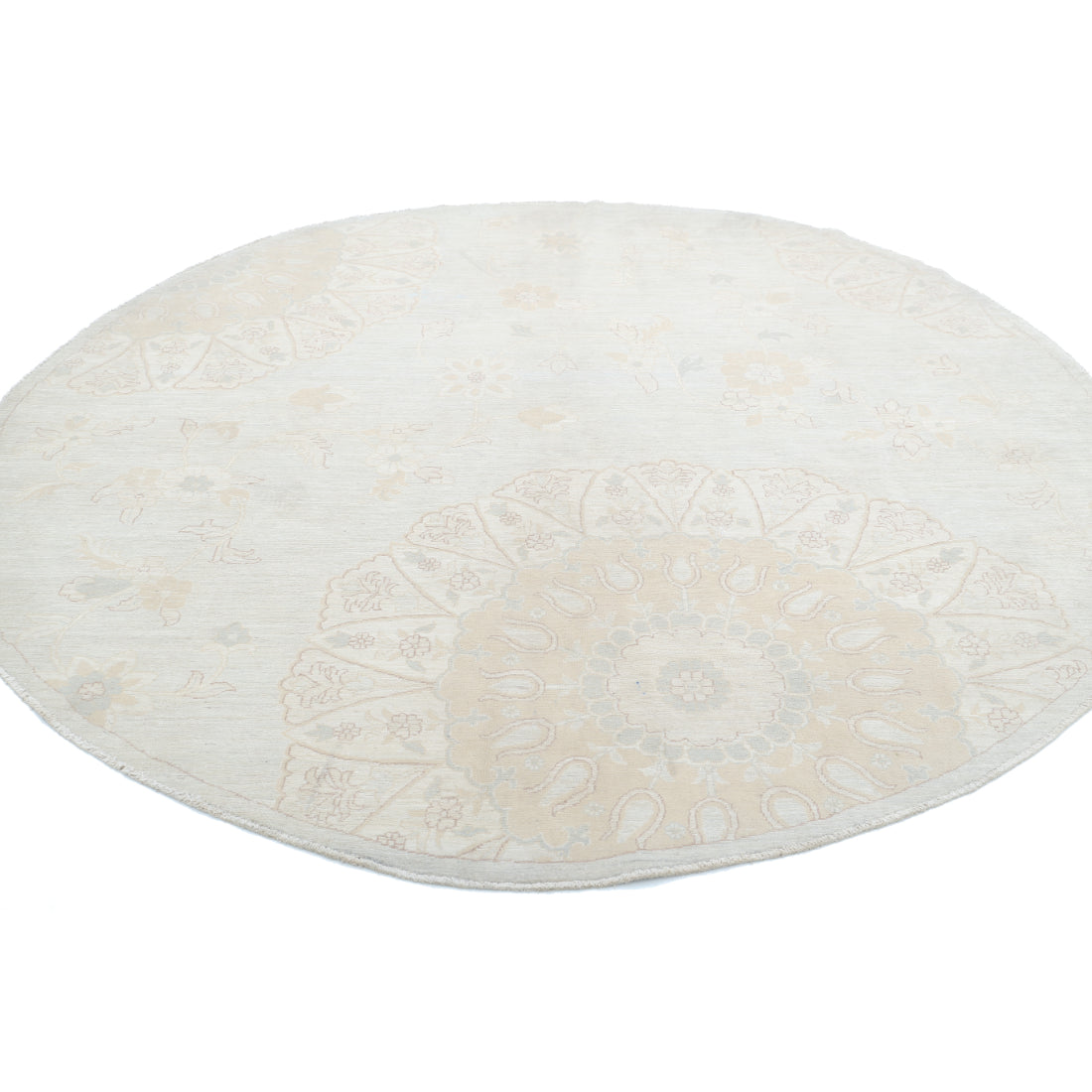 Hand Knotted Artemix Wool Rug - 7'8'' x 7'9''