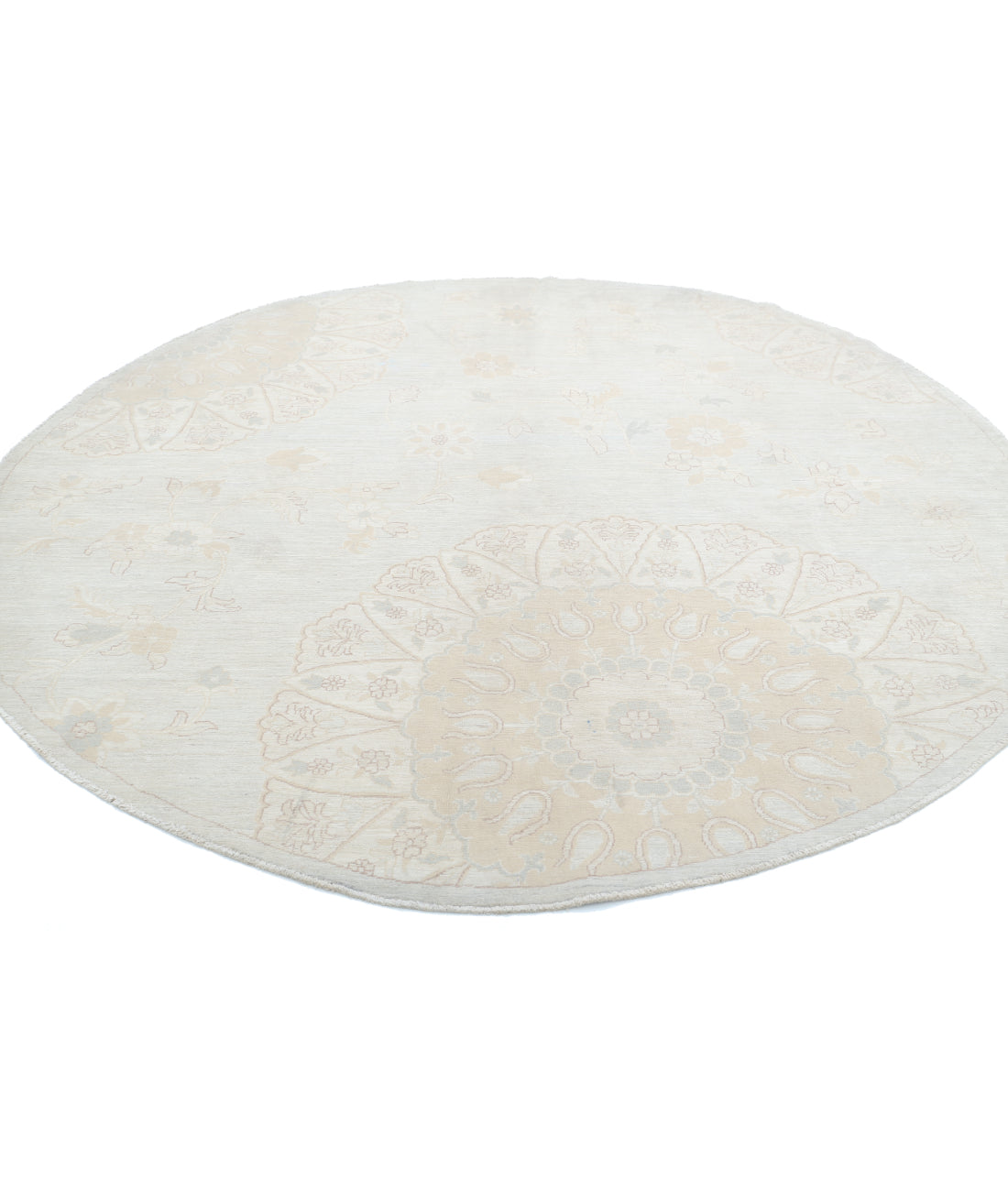 Hand Knotted Artemix Wool Rug - 7'8'' x 7'9''