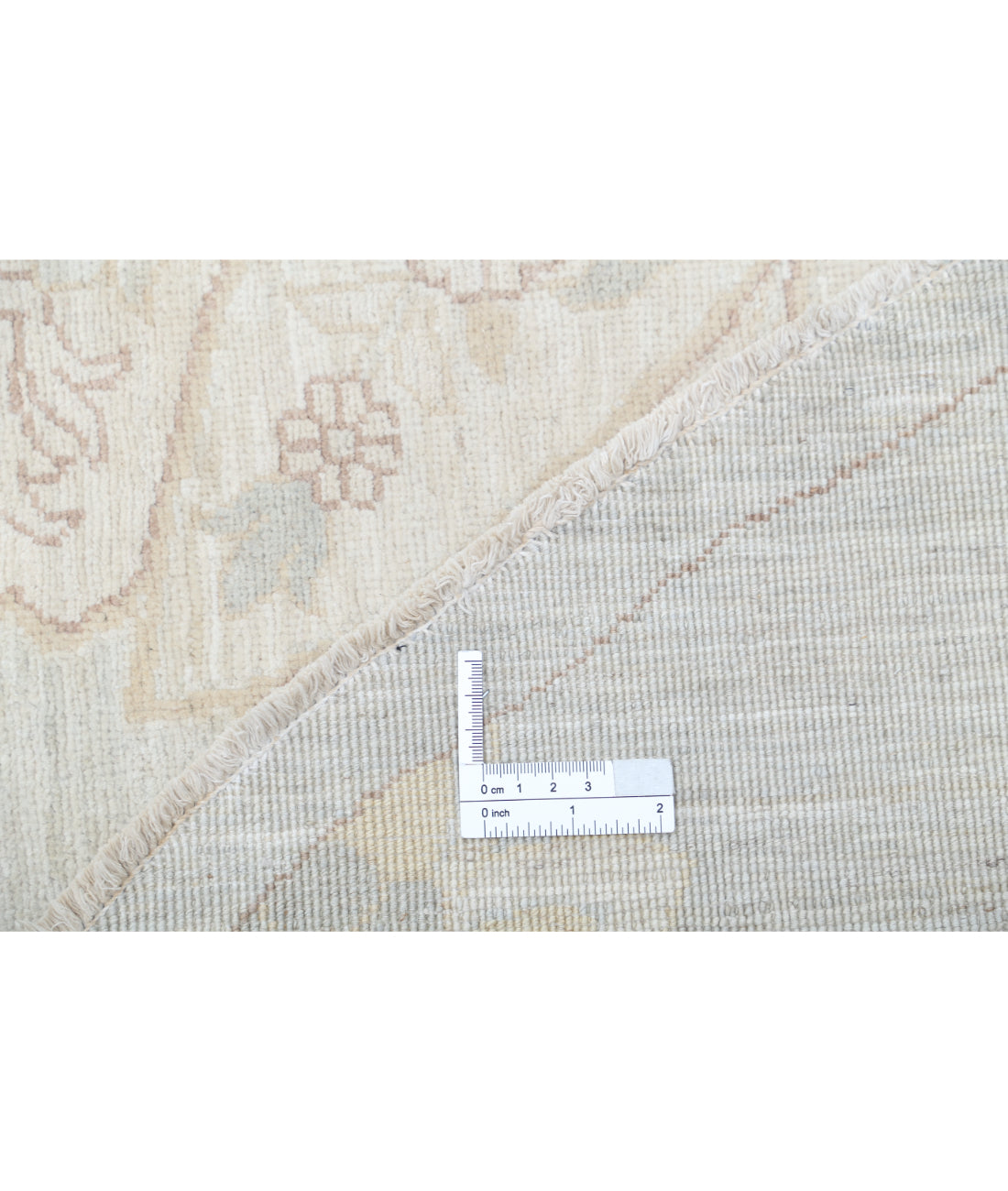 Hand Knotted Artemix Wool Rug - 7'8'' x 7'9'' 7'8'' x 7'9'' (230 X 233) / Grey / Ivory