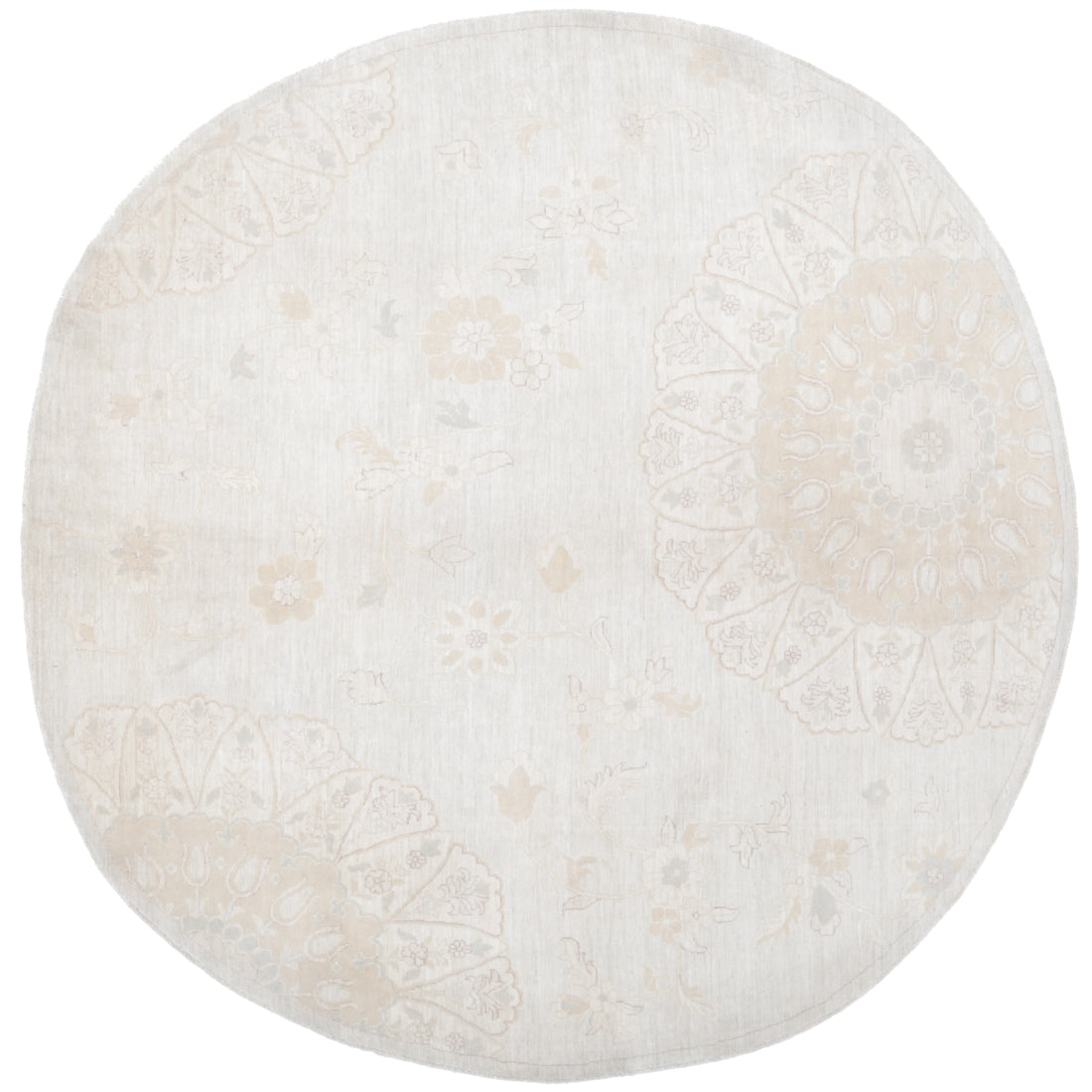 Hand Knotted Artemix Wool Rug - 7'8'' x 7'9''