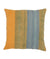 Hand Made Modern Stripe Wool & Cotton Pillow - 2'2'' x 2'2'' -5017435