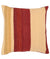Hand Made Modern Stripe Wool & Cotton Pillow - 2'2'' x 2'2'' -5017444