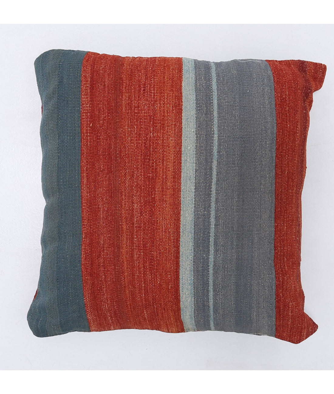 Hand Made Modern Stripe Wool &amp; Cotton Pillow - 2&#39;2&#39;&#39; x 2&#39;2&#39;&#39; -5017448