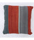 Hand Made Modern Stripe Wool & Cotton Pillow - 2'2'' x 2'2'' -5017448