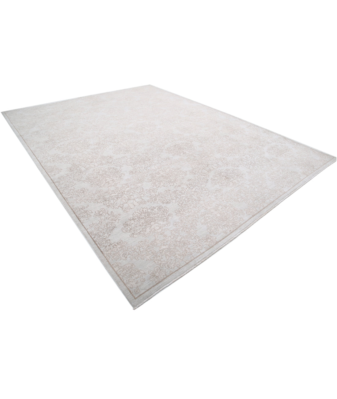 Hand Knotted Artemix Wool Rug - 9'9'' x 12'10'' 9'9'' x 12'10'' (293 X 385) / Grey / Taupe
