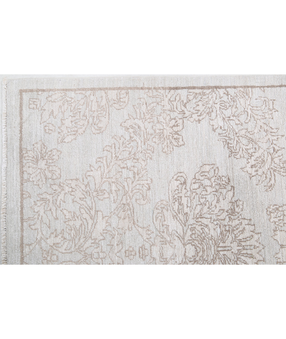 Hand Knotted Artemix Wool Rug - 9'9'' x 12'10'' 9'9'' x 12'10'' (293 X 385) / Grey / Taupe
