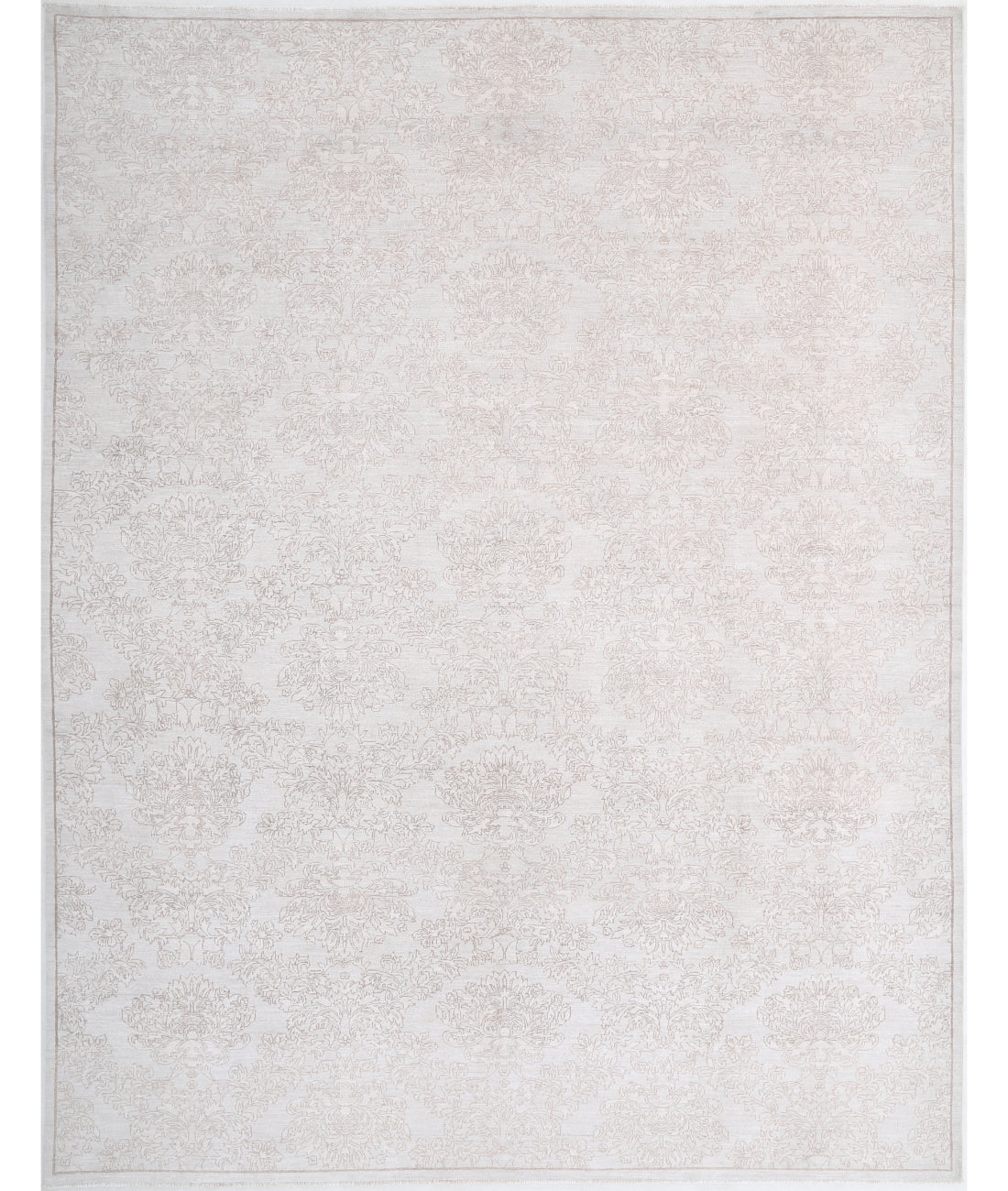 Hand Knotted Artemix Wool Rug - 9'9'' x 12'10'' 9'9'' x 12'10'' (293 X 385) / Grey / Taupe