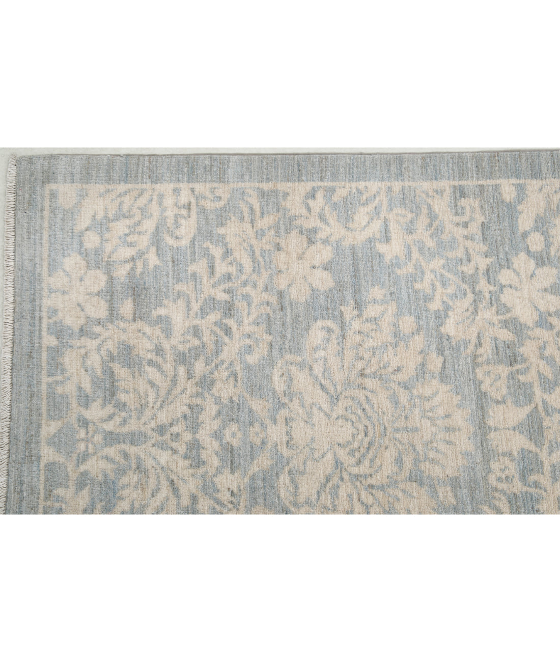 Hand Knotted Artemix Wool Rug - 10'2'' x 13'2'' 10'2'' x 13'2'' (305 X 395) / Grey / Ivory