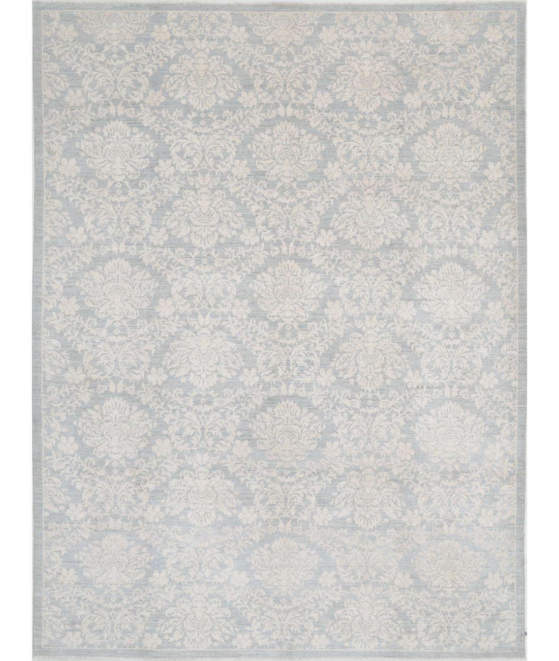 Hand Knotted Artemix Wool Rug - 10&#39;2&#39;&#39; x 13&#39;2&#39;&#39; 10&#39;2&#39;&#39; x 13&#39;2&#39;&#39; (305 X 395) / Grey / Ivory