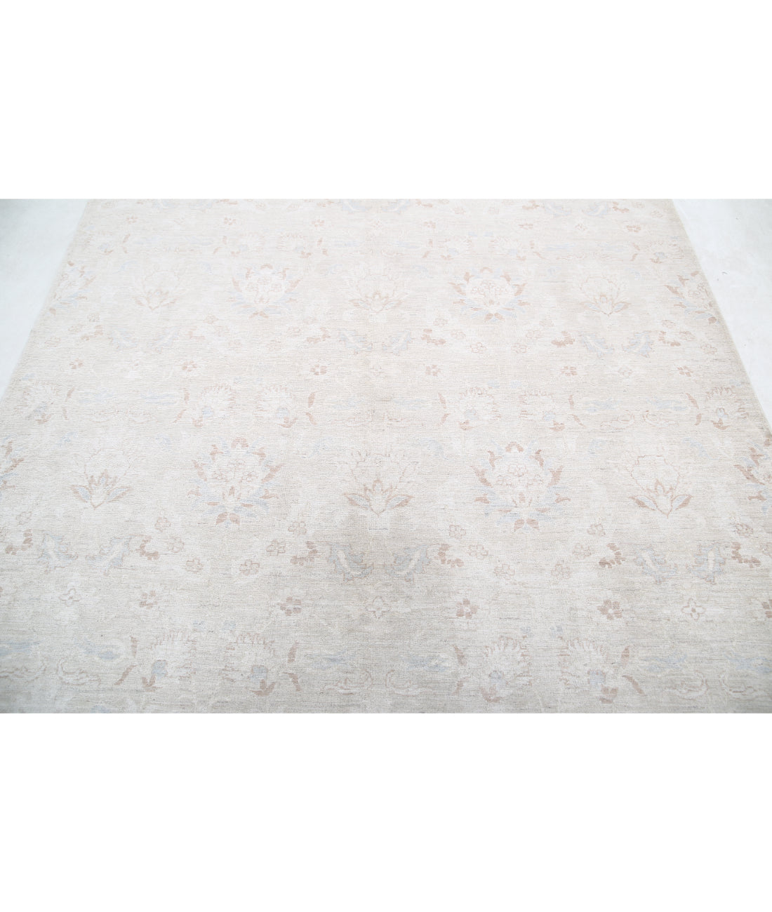 Hand Knotted Artemix Wool Rug - 6'2'' x 8'0'' 6'2'' x 8'0'' (185 X 240) / Ivory / Taupe