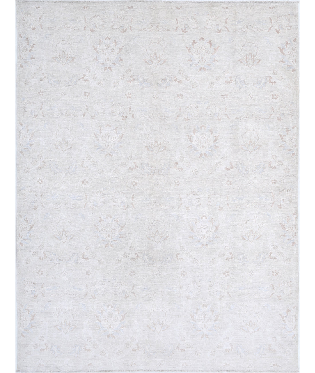 Hand Knotted Artemix Wool Rug - 6&#39;2&#39;&#39; x 8&#39;0&#39;&#39; 6&#39;2&#39;&#39; x 8&#39;0&#39;&#39; (185 X 240) / Ivory / Taupe