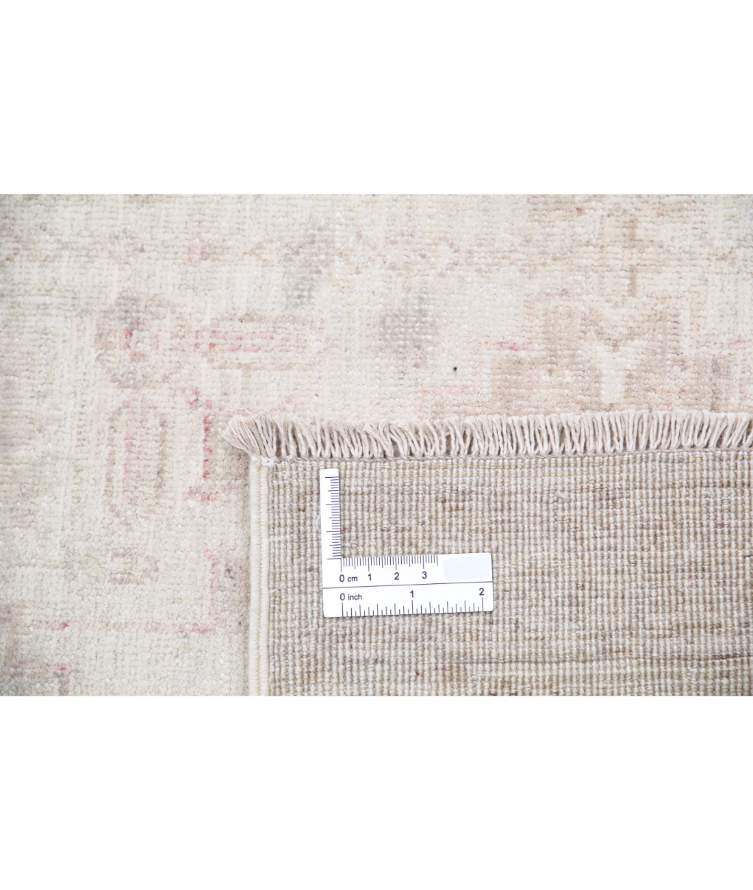Hand Knotted Serenity Wool Rug - 6'1'' x 8'6'' 6'1'' x 8'6'' (183 X 255) / Ivory / Taupe