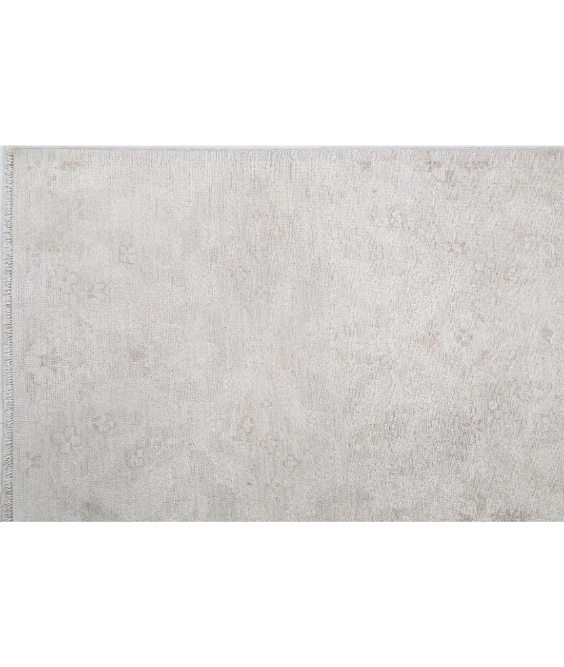 Hand Knotted Artemix Wool Rug - 8'1'' x 9'9'' 8'1'' x 9'9'' (243 X 293) / Ivory / Ivory
